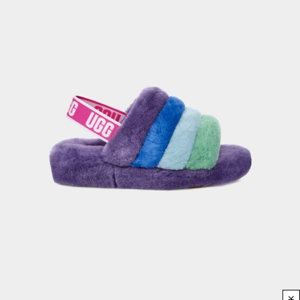 NWOT  UGG Pride Fluff Yeah Slide
